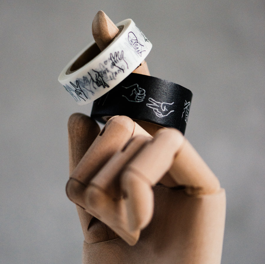 On The Other Hand Washi Tape - Black