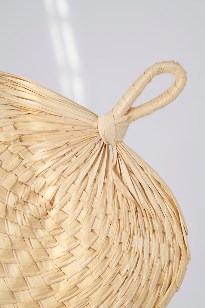 Vintage Handmade Palm Fan